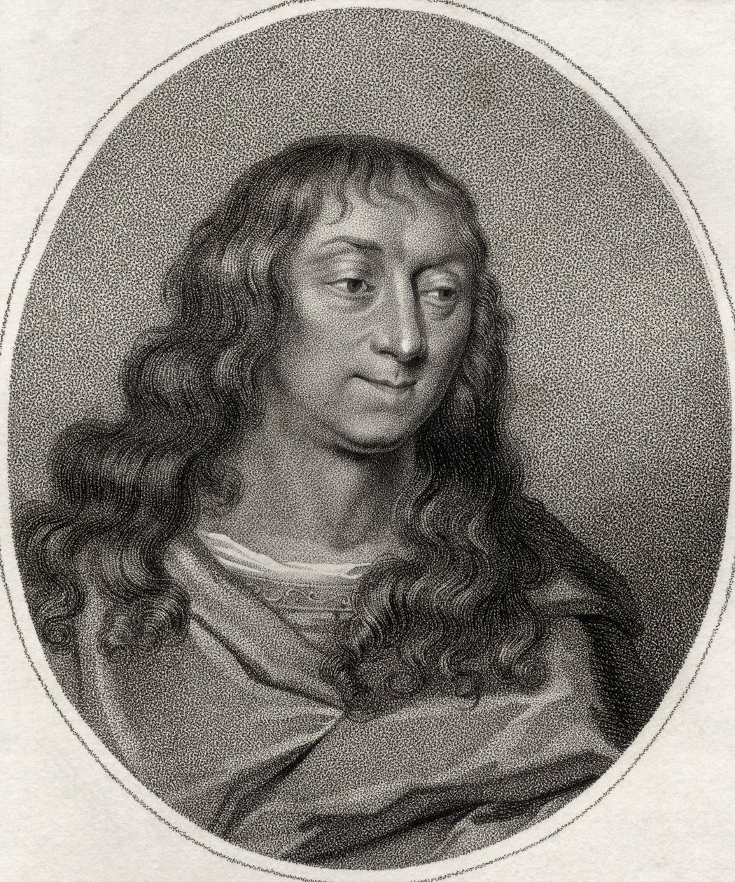 Edward Somerset, ilustração de "Um catálogo de autores reais e nobres, volume III", publicado em 1806 de English School