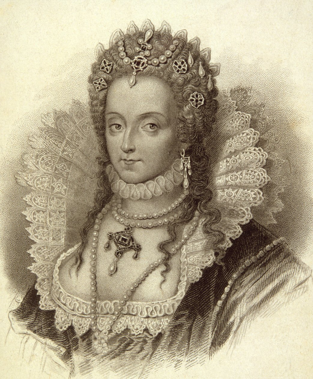 Elizabeth I (1533-1603) Rainha da Inglaterra de English School