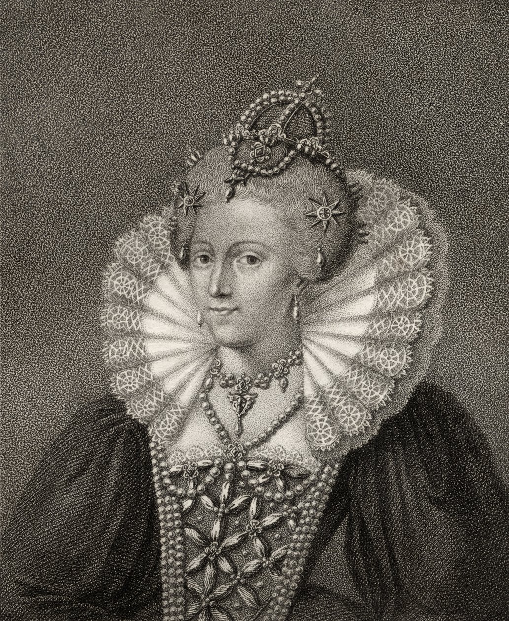Elizabeth I, gravada por Bocquet, de "Um Catálogo dos Autores Reais e Nobres", publicada em 1806 de English School