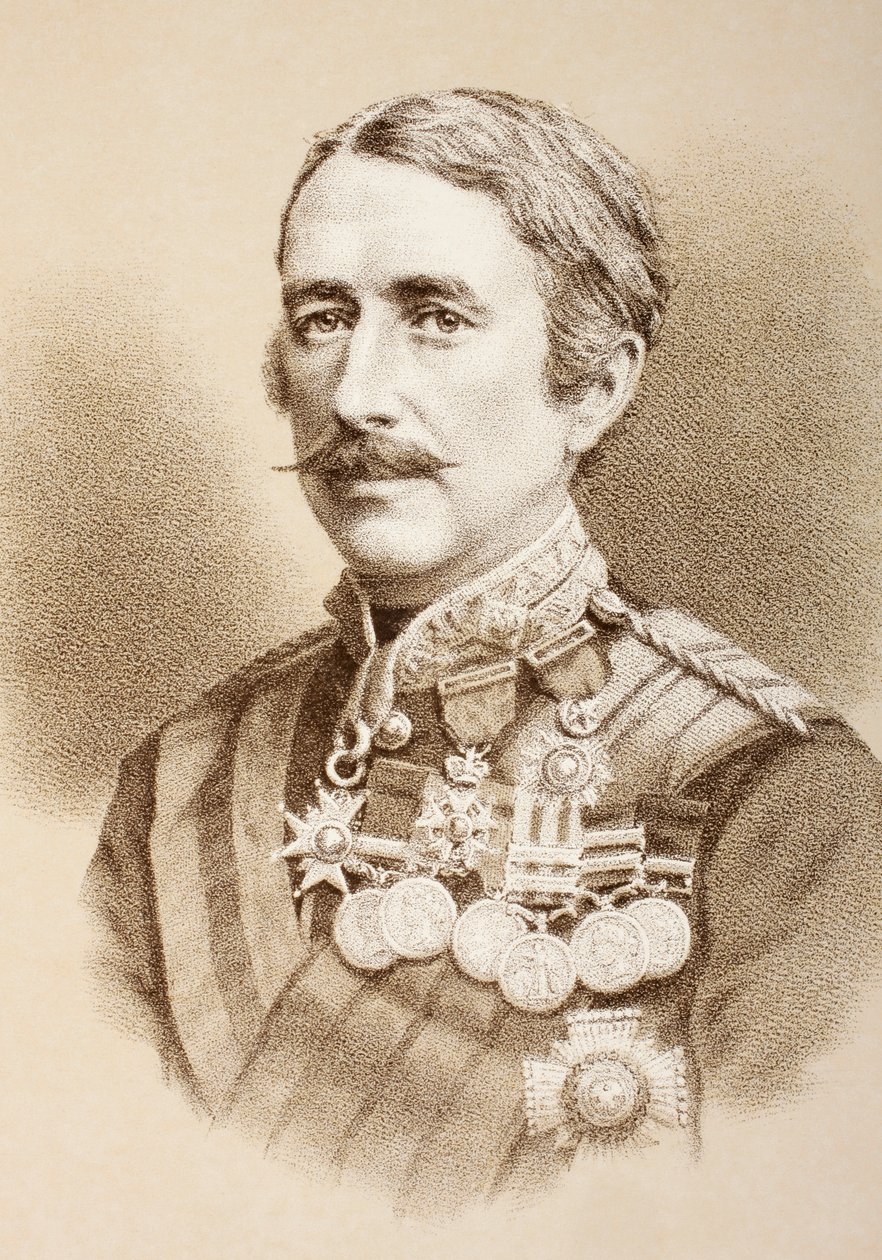 Marechal-de-campo Garnet Joseph Wolseley, 1º Visconde Wolseley, c.1890 de English School