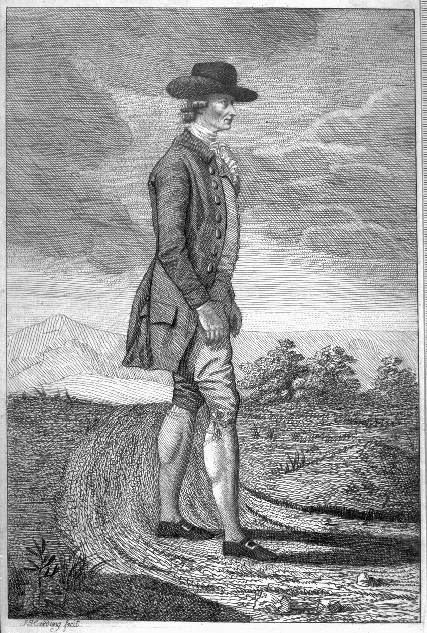 Foster Powell, de &39;O Livro dos Maravilhosos Personagens&39; publicado em 1869 de English School