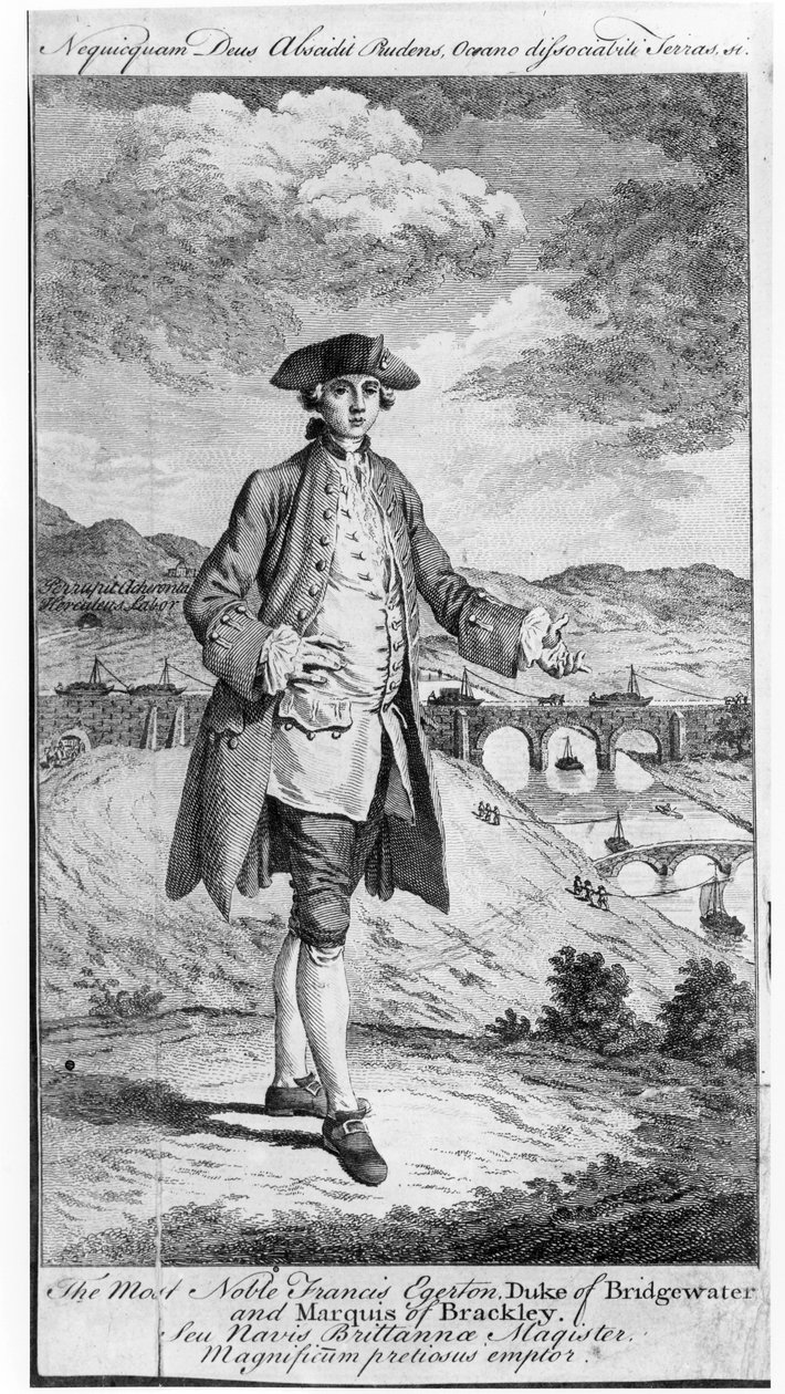 Francis Egerton (1736-1803), 3º duque de Bridgewater e marquês de Brackley de English School