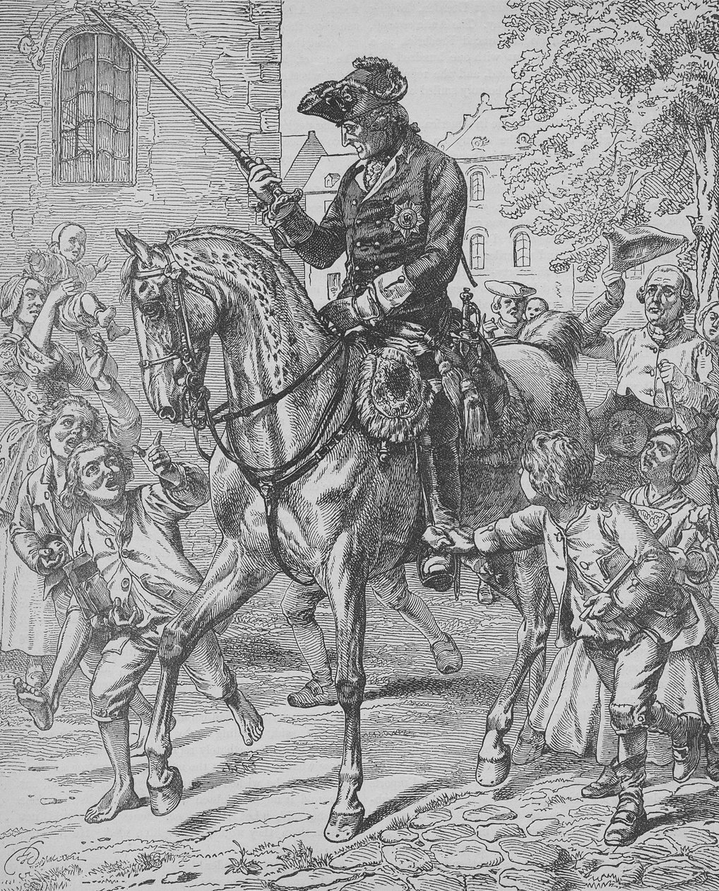 Frederico, o Grande da Prússia (1712-86) de English School