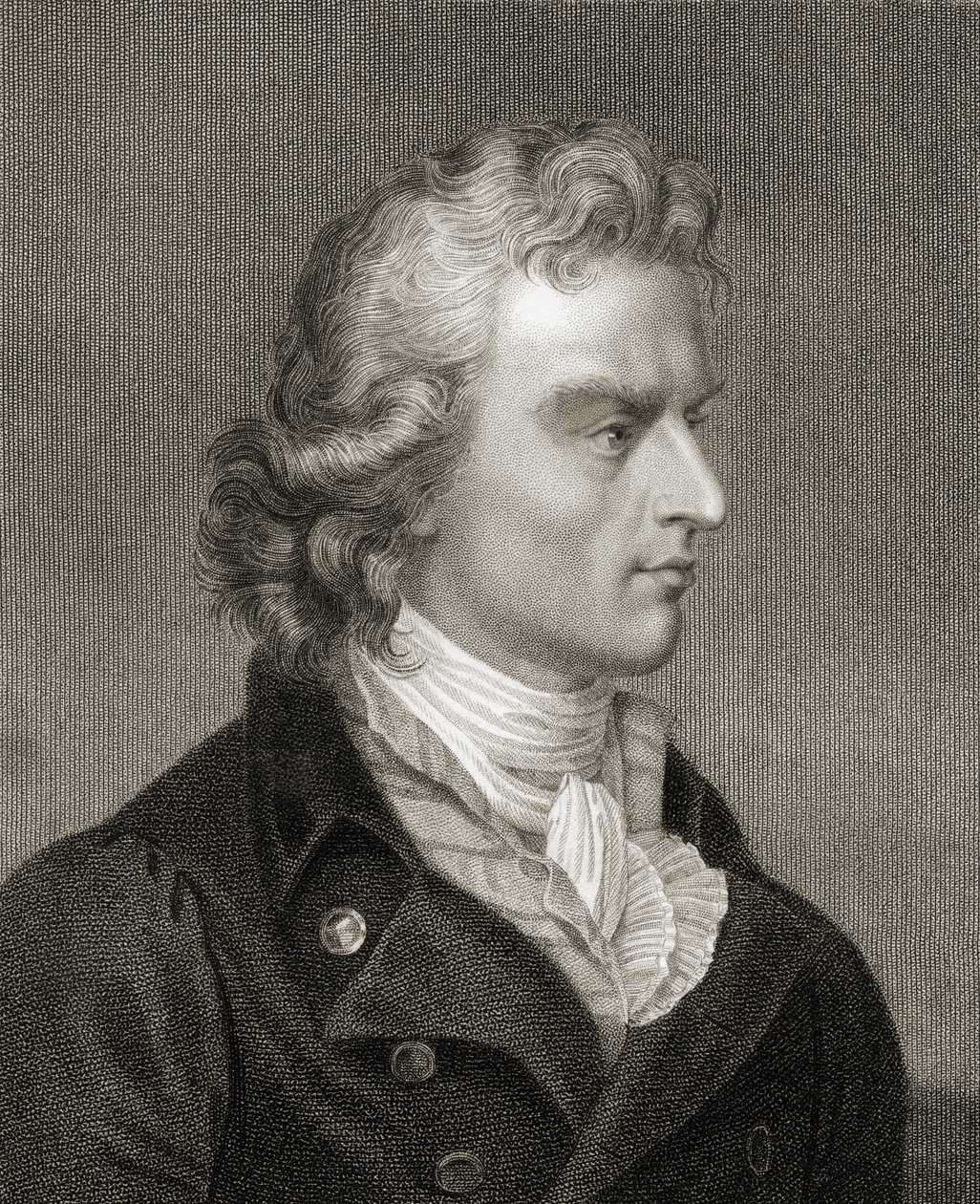 Friedrich (Johann Christoph) von Schiller (1759-1805) da &39;Galeria de Retratos&39;, publicado em 1833 de English School