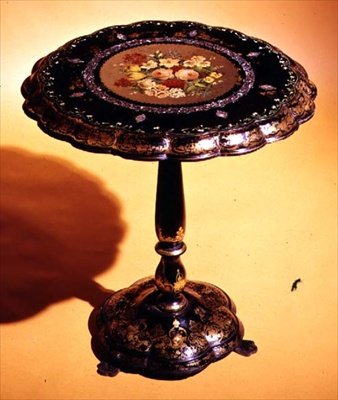 Mesa de jogos, c.1860 (papel solto) de English School