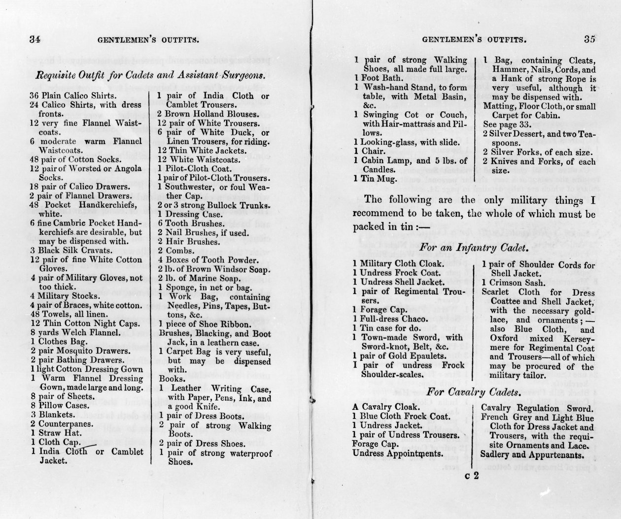 Roupas de cavalheiro, da &39;East India e Colonial Guide&39; da Forbes, publicado em 1841 (impresso) de English School