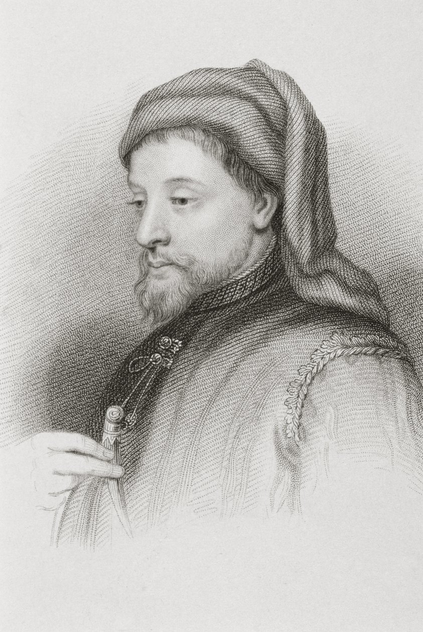 Geoffrey Chaucer (c.134243-1400) de English School