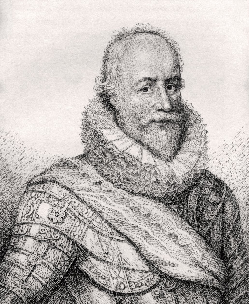 George Carew, ilustração de "Um catálogo de autores reais e nobres, Volume II", publicado em 1806 de English School
