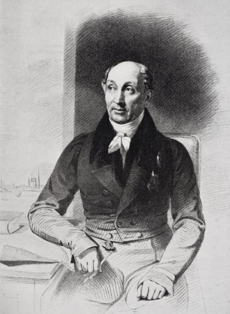 George Dawe (1781-1829) de "A Vida de Charles Lamb, Volume I", de EV Lucas, publicado em 1905 de English School