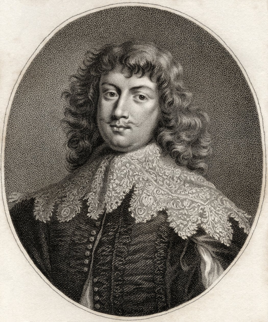 George Digby, gravura Bocquet, ilustração de &39;Um catálogo de autores reais e nobres, volume III&39;, publicado em 1806 de English School