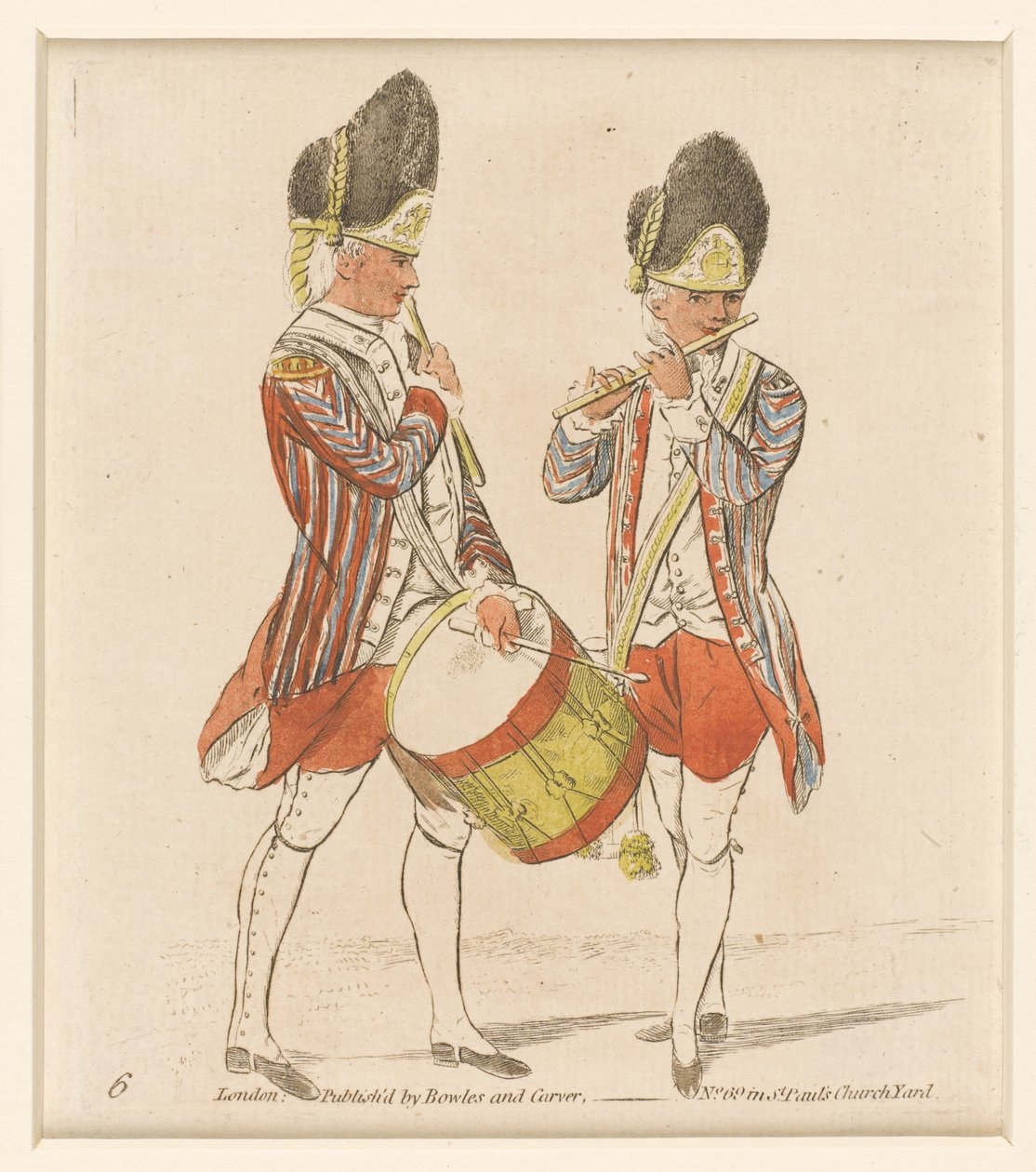 Baterista do granadeiro e fifer, 1779 de English School