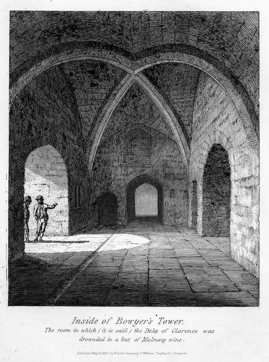 Dentro da Torre de Bowyer, 1830 de English School