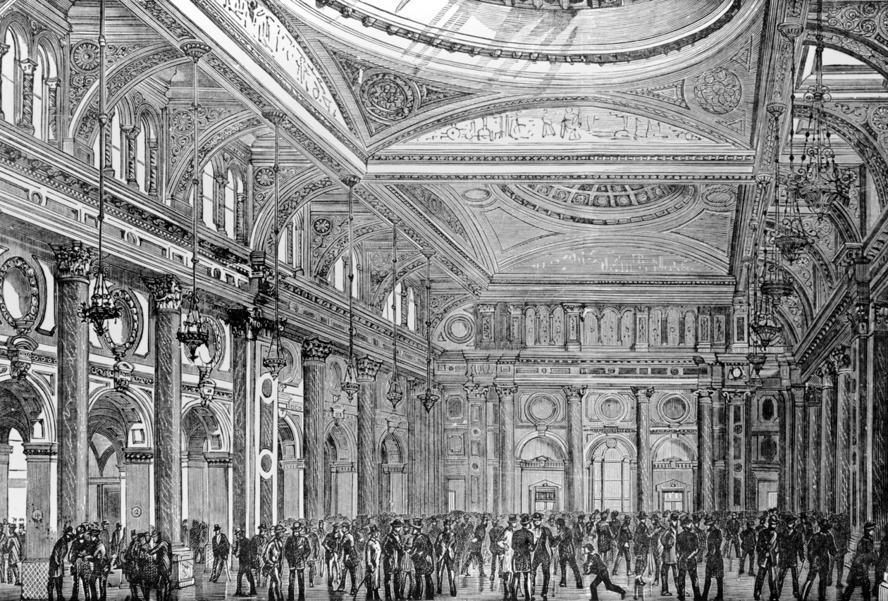 Interior do Royal Exchange, Manchester de English School