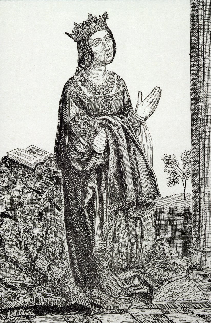 Isabella (1451-1504) de Castela, chamada La Catolica de English School