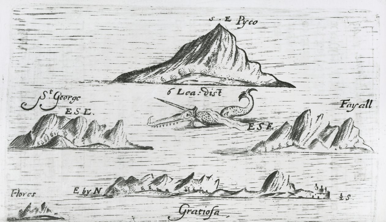 Ilhas dos Açores, c.1597 de English School