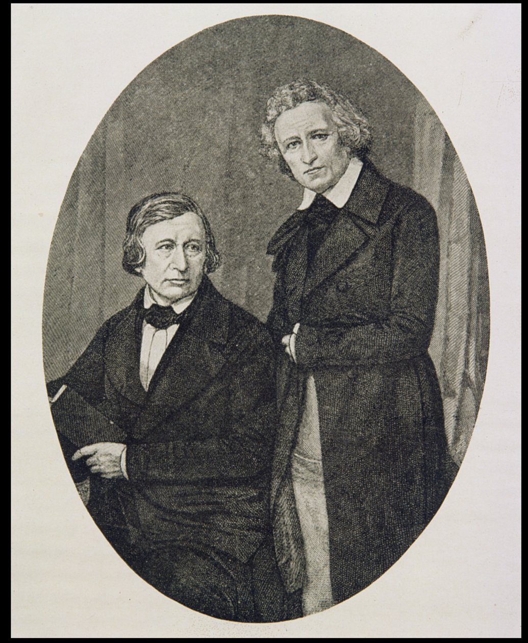 Jacob Ludwig Karl Grimm (1785-1863) e Wilhelm Karl Grimm (1786-1859) de English School