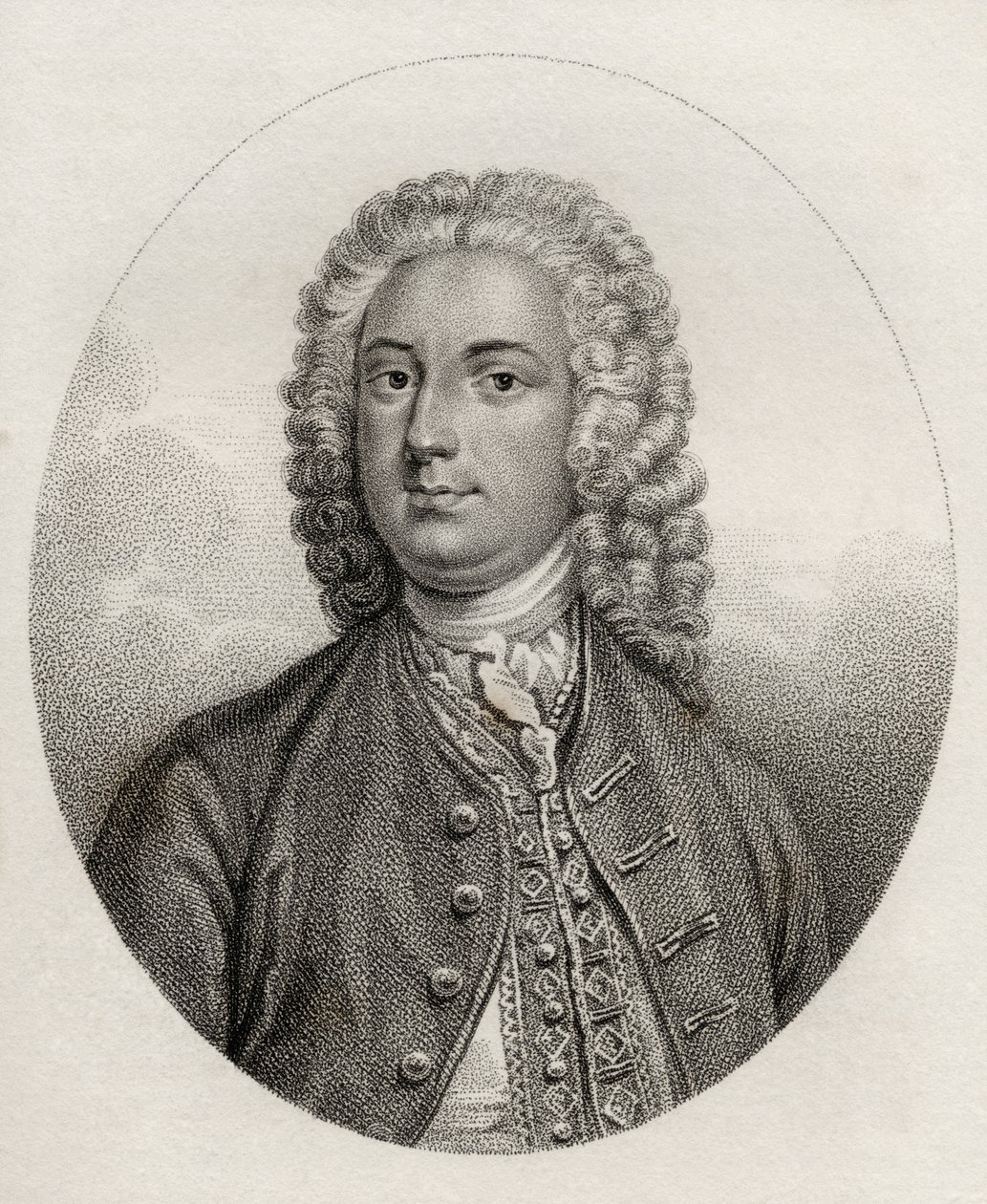 John Boyle, ilustração de &39;Um catálogo de autores reais e nobres, volume IV&39;, publicado em 1806 de English School