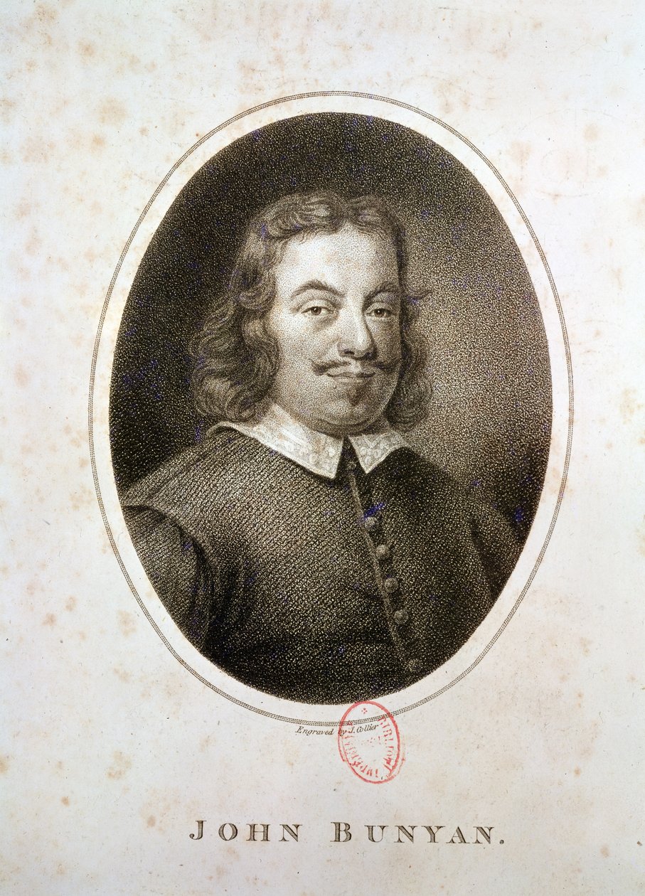 John Bunyan (1628-88) gravado por John Collier de English School