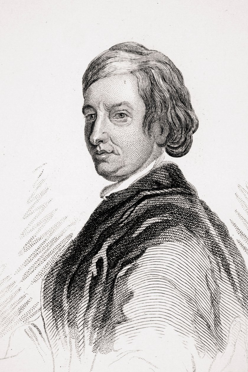 John Dryden, de &39;Old England&39;s Worthies&39; de Lord Brougham e outros, publicou Londres, em 1880 de English School