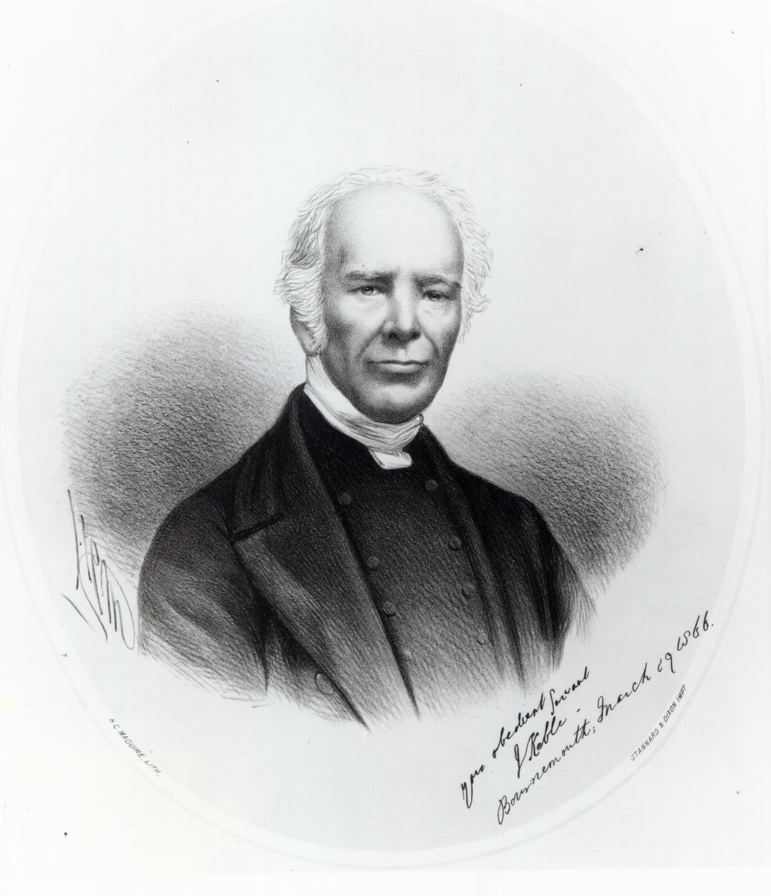 John Keble, 1866 (litografia) de English School