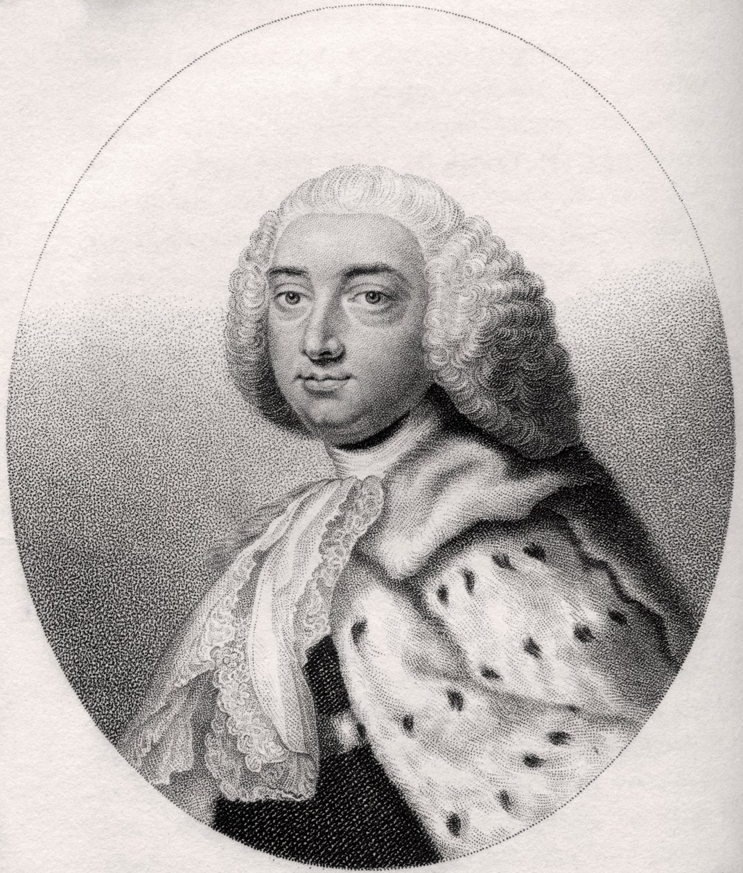 John Perceval, gravado por Freeman, ilustração de "Um catálogo de autores reais e nobres, Volume V", publicado em 1806 de English School
