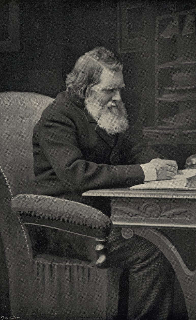 John Ruskin (1819-1900) em seu estudo de English School