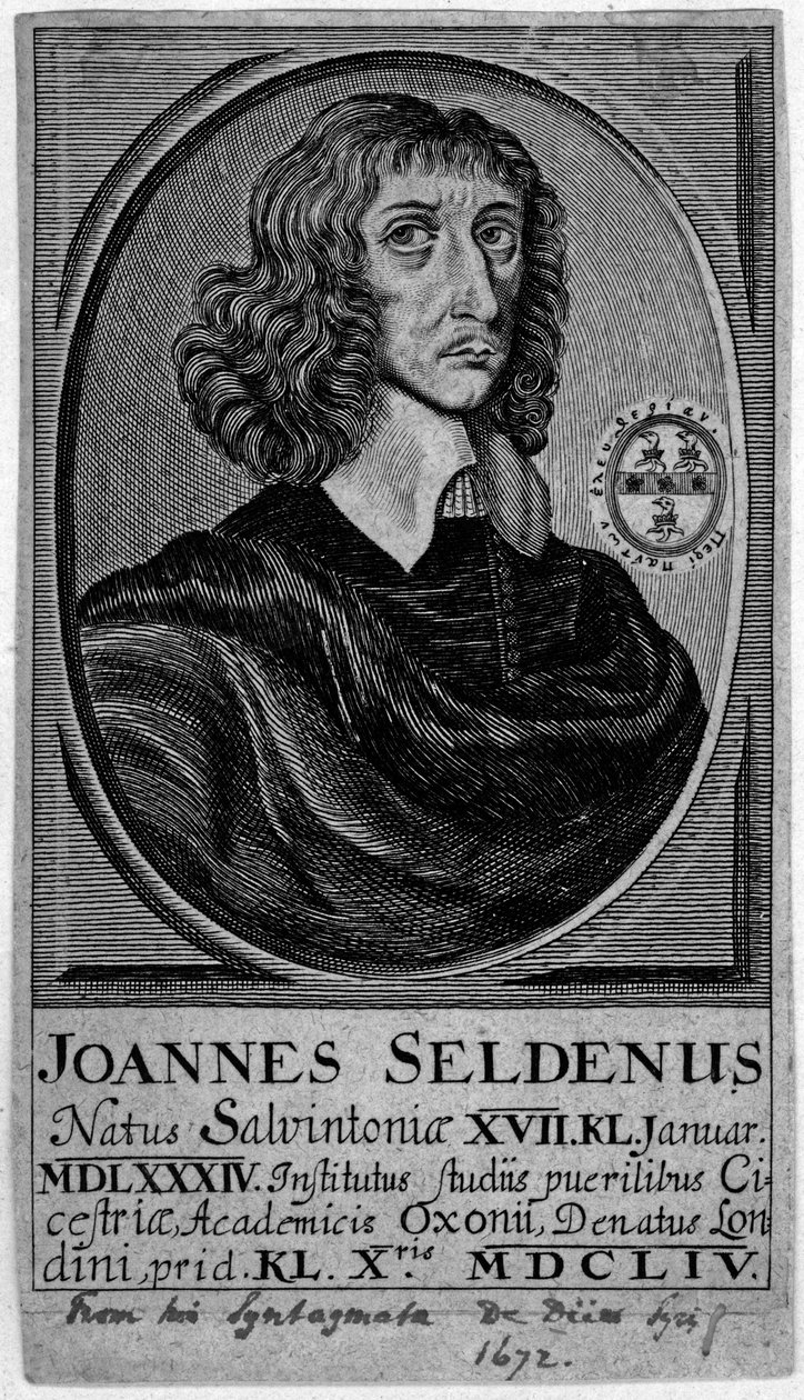 John Selden, 1672 de English School