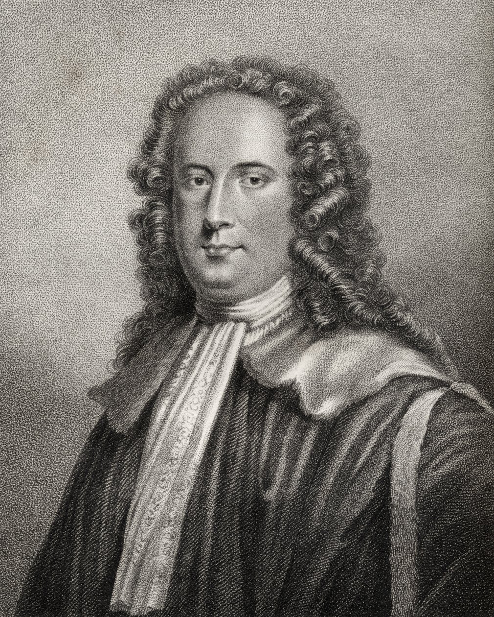 John Shute Barrington, ilustração de "Um catálogo de autores reais e nobres, Volume V", publicado em 1806 de English School
