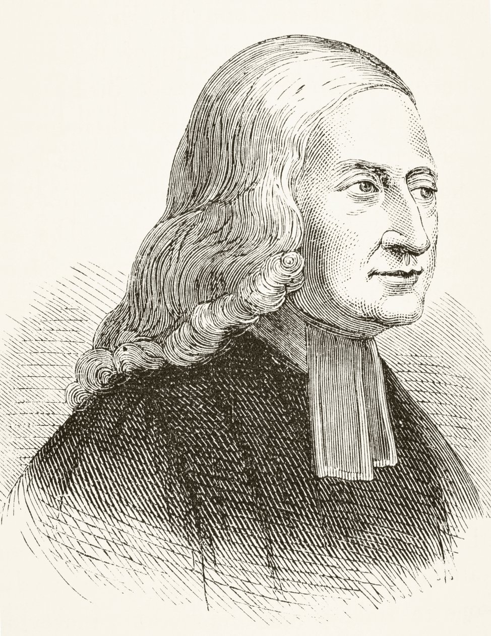 John Wesley, de "A História Nacional e Doméstica da Inglaterra", de William Hickman Smith Aubrey (1858-1916) publicou Londres, c.1890 de English School
