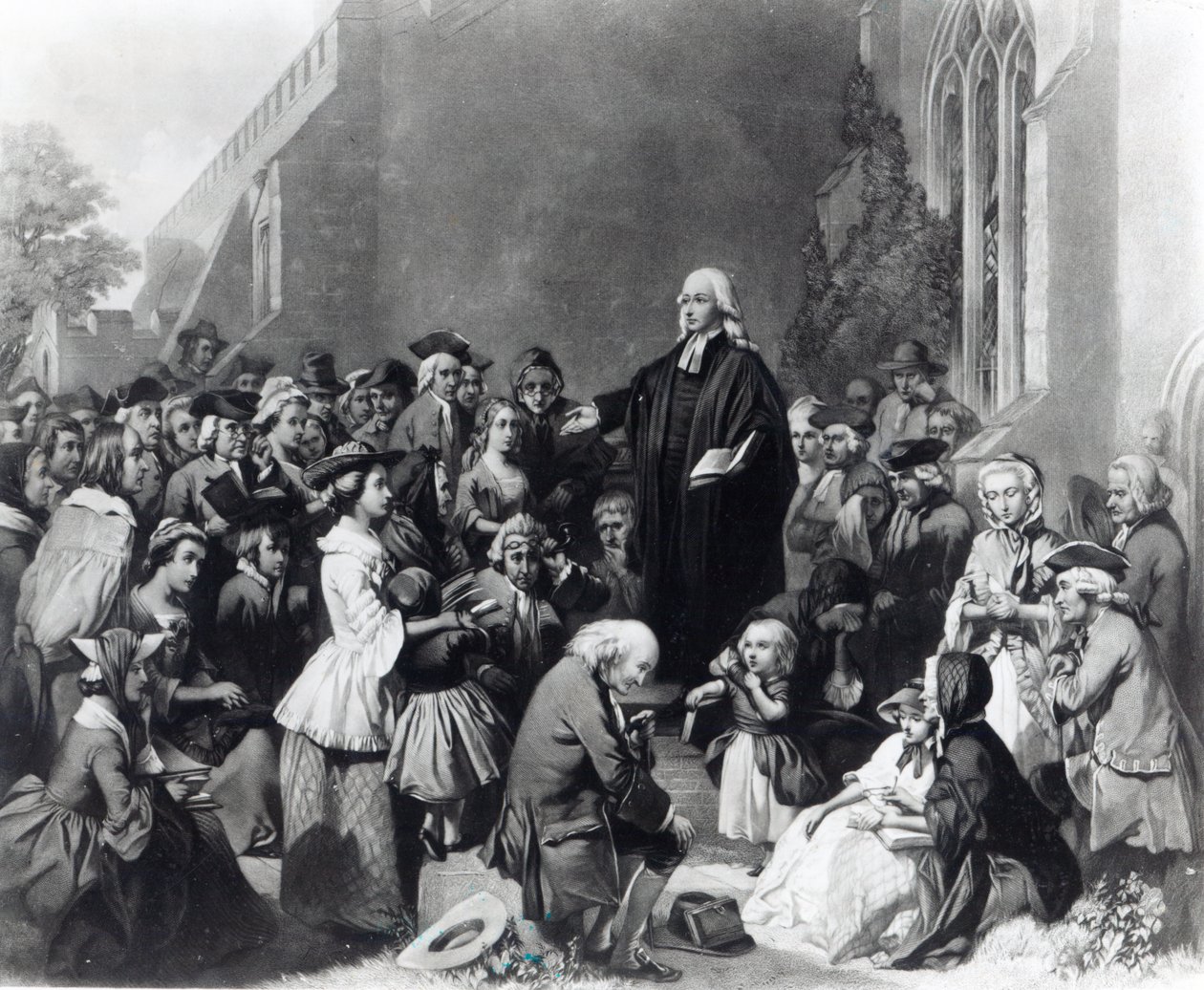 John Wesley pregando de English School