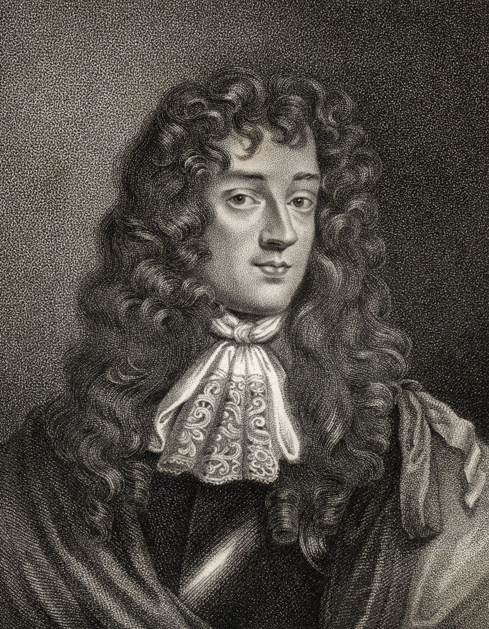 John Wilmot, ilustração de &39;Um catálogo de autores reais e nobres, volume III&39;, publicado em 1806 de English School