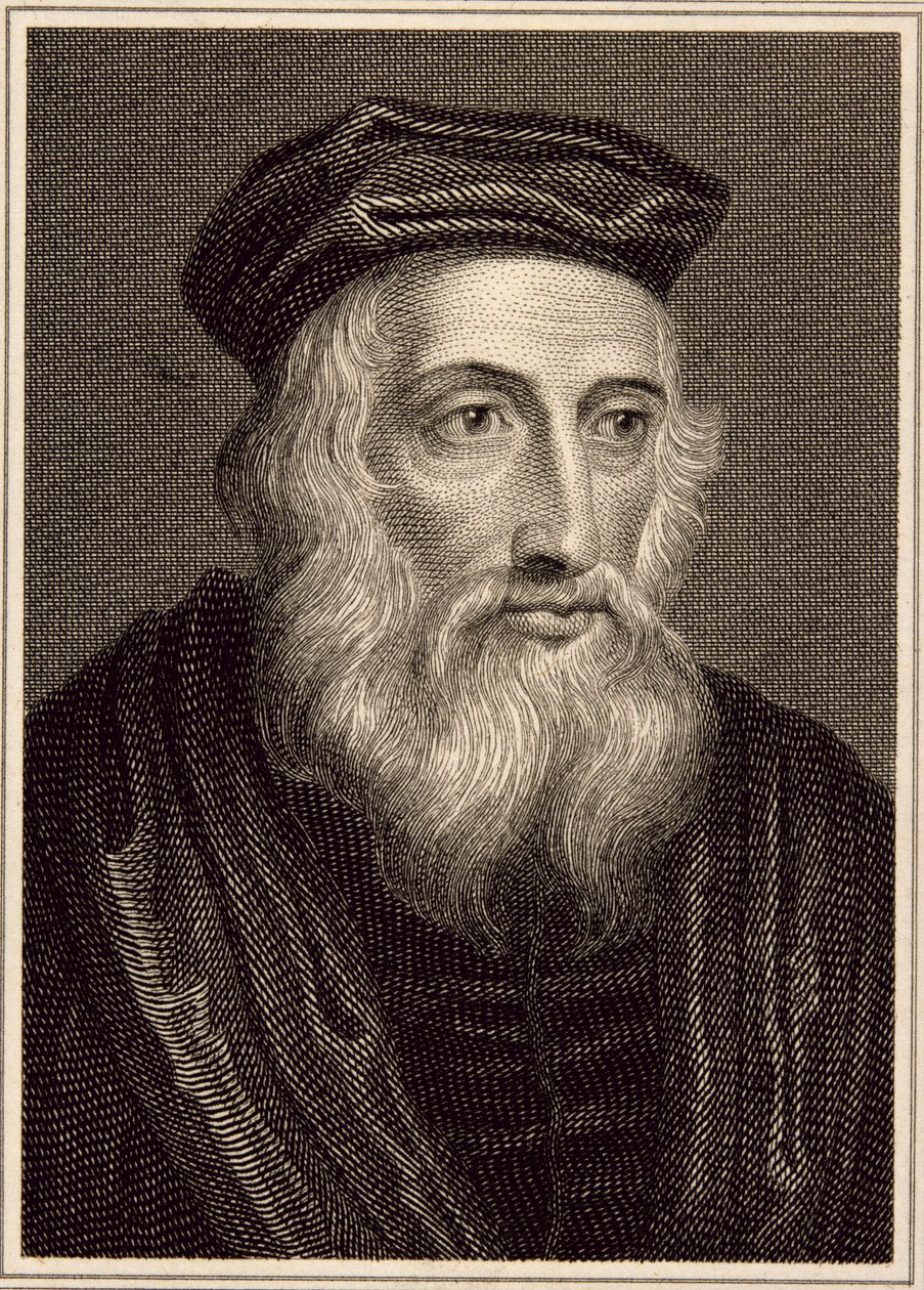 John Wycliffe (c.1330-84) de English School