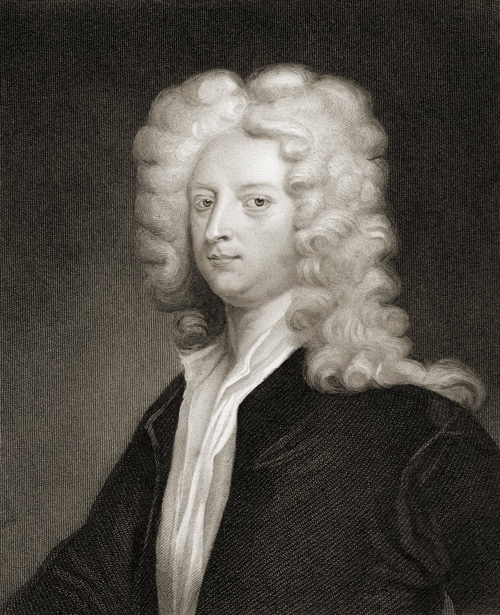 Joseph Addison (1672-1719), da &39;Galeria de Retratos&39;, publicado em 1833 de English School