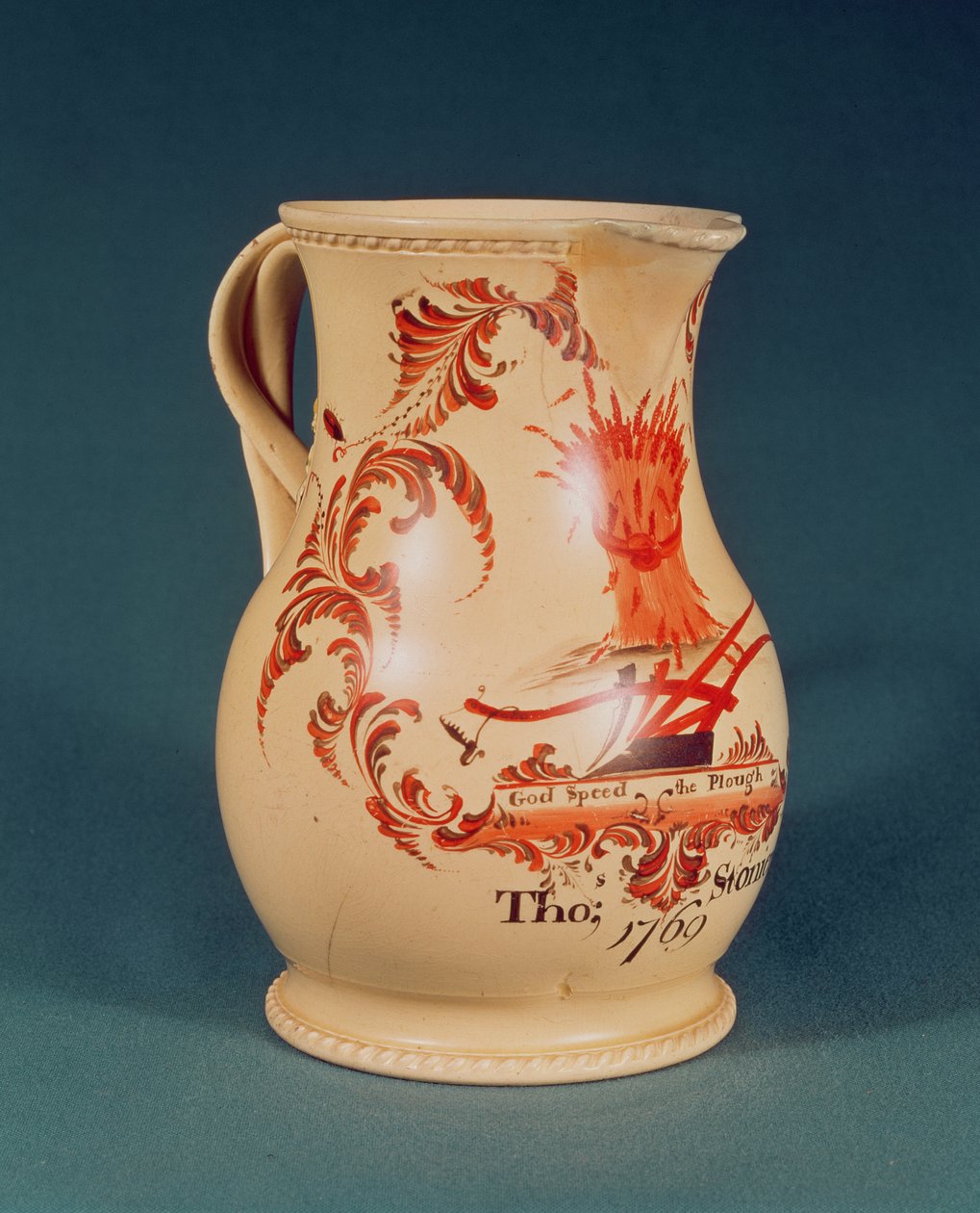 Jarro, Leeds, c.1770 (creamware) de English School