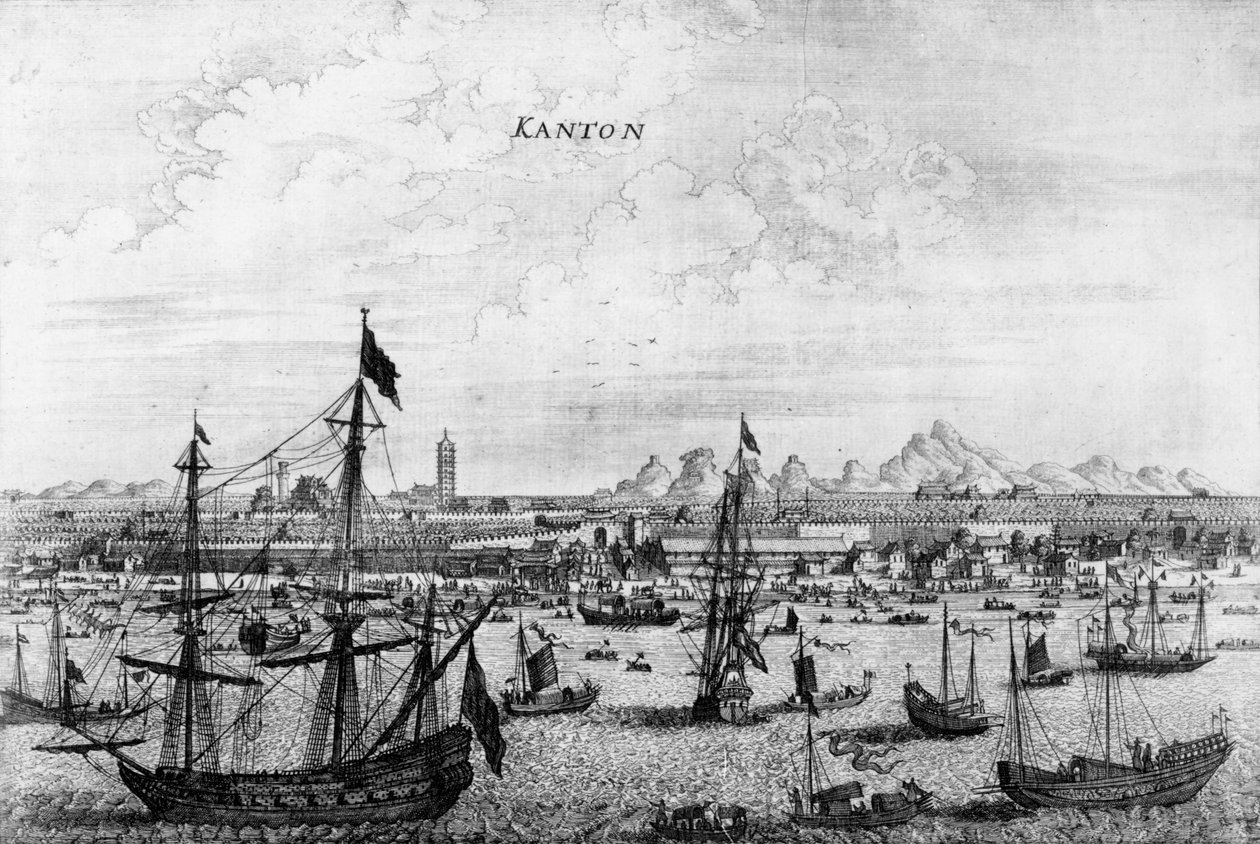 Kanton, China, 1669 de English School