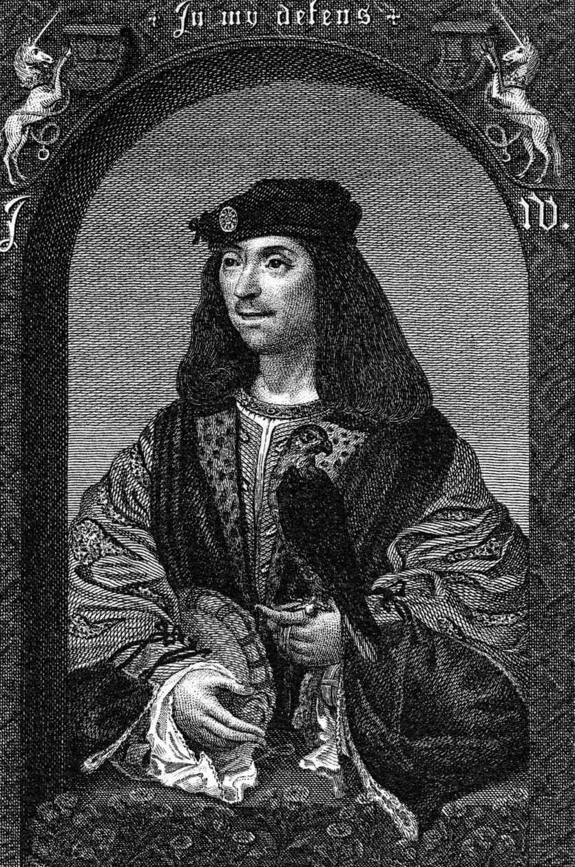 Rei Jaime IV da Escócia, 1796 de English School