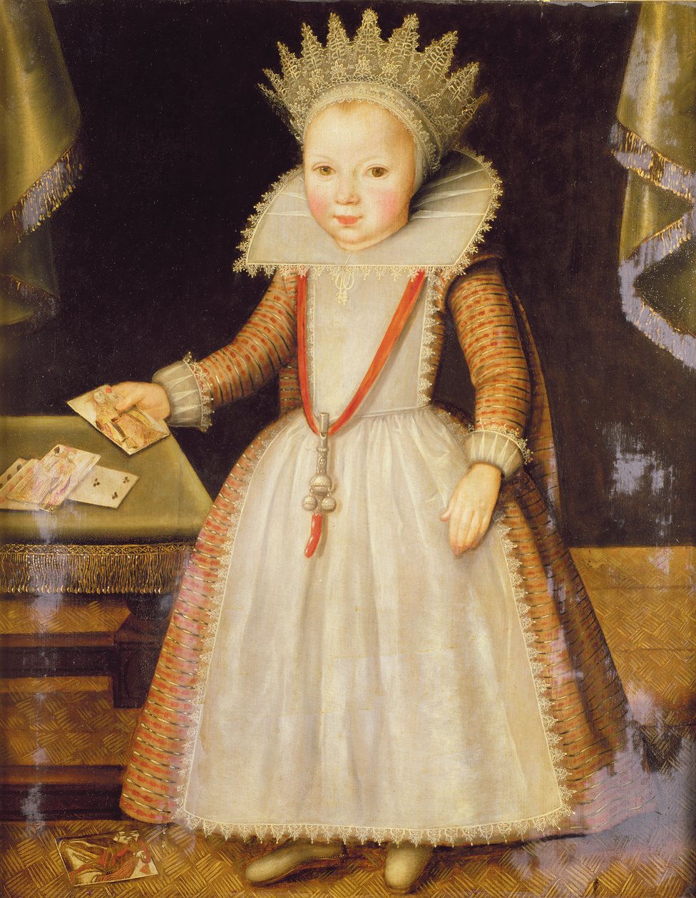 Lady Diana Russell como uma criança de English School