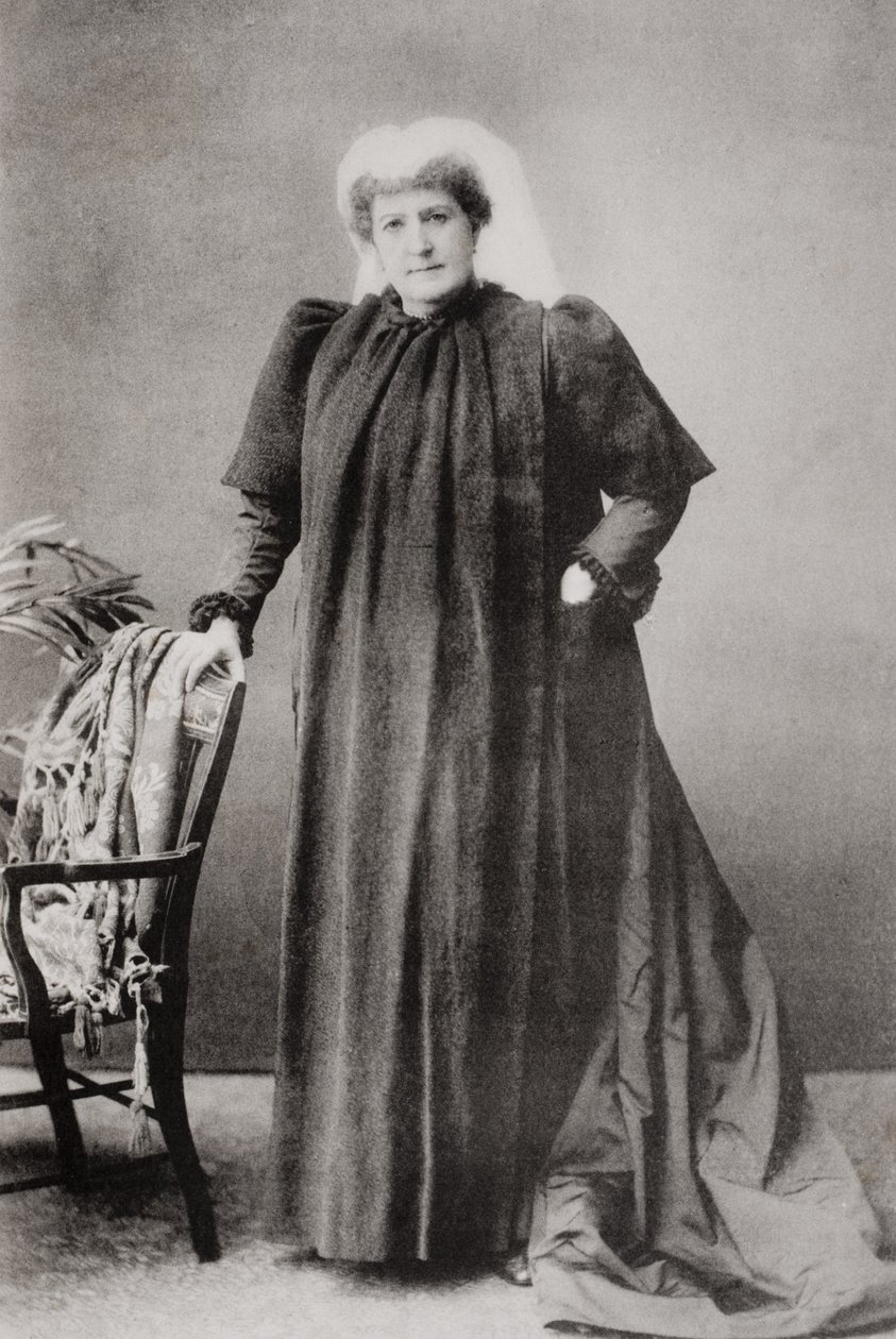 Lady Isabel Burton (1831-1896), de "A Vida do Capitão Sir Richard Burton, Volume II", de Isabel Burton (1831-1896), publicada em 1893 de English School