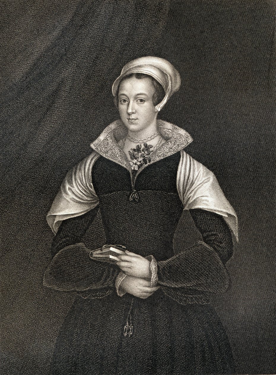 Lady Jane Gray (1537-1554), de &39;British Retratos Lodge&39;, 1823 de English School