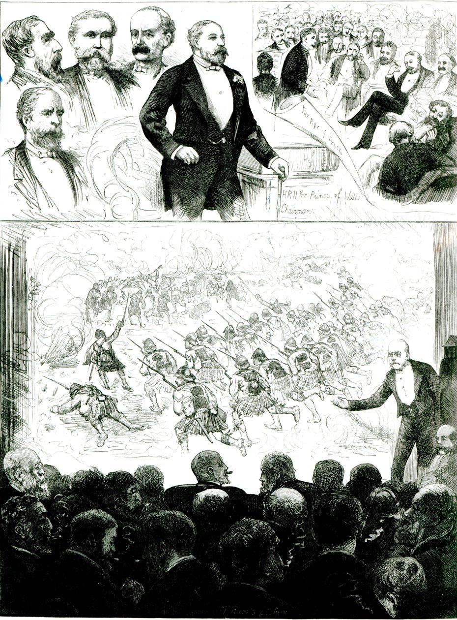 Palestra sobre a Guerra do Egito, 1883 de English School