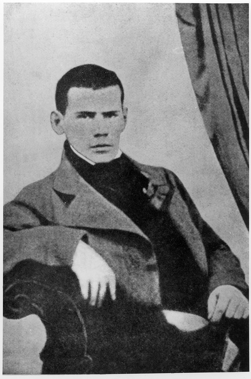 Lev Nikolaevich Tolstoy (1828-1910) como estudante de English School