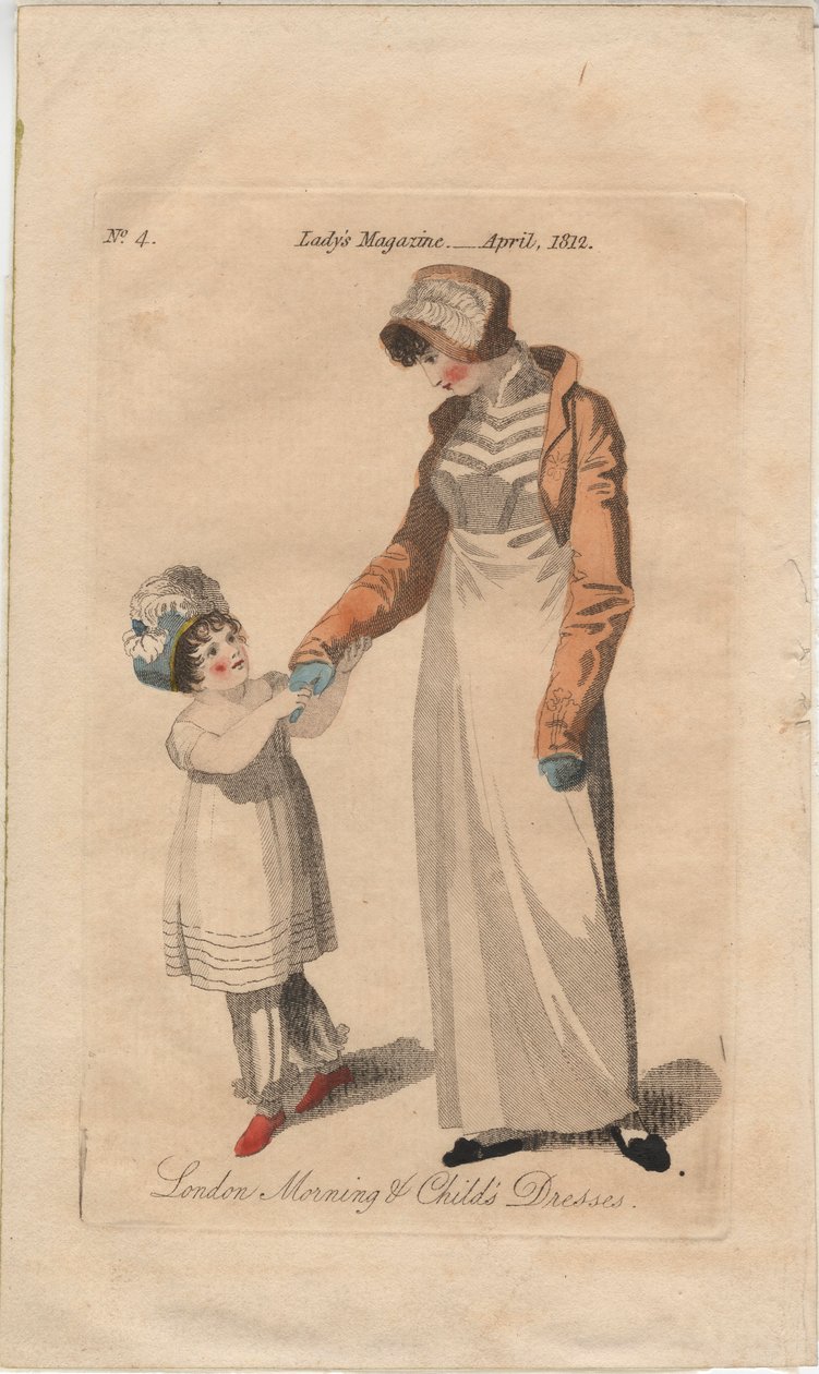 Manhã de Londres e vestidos de criança de English School