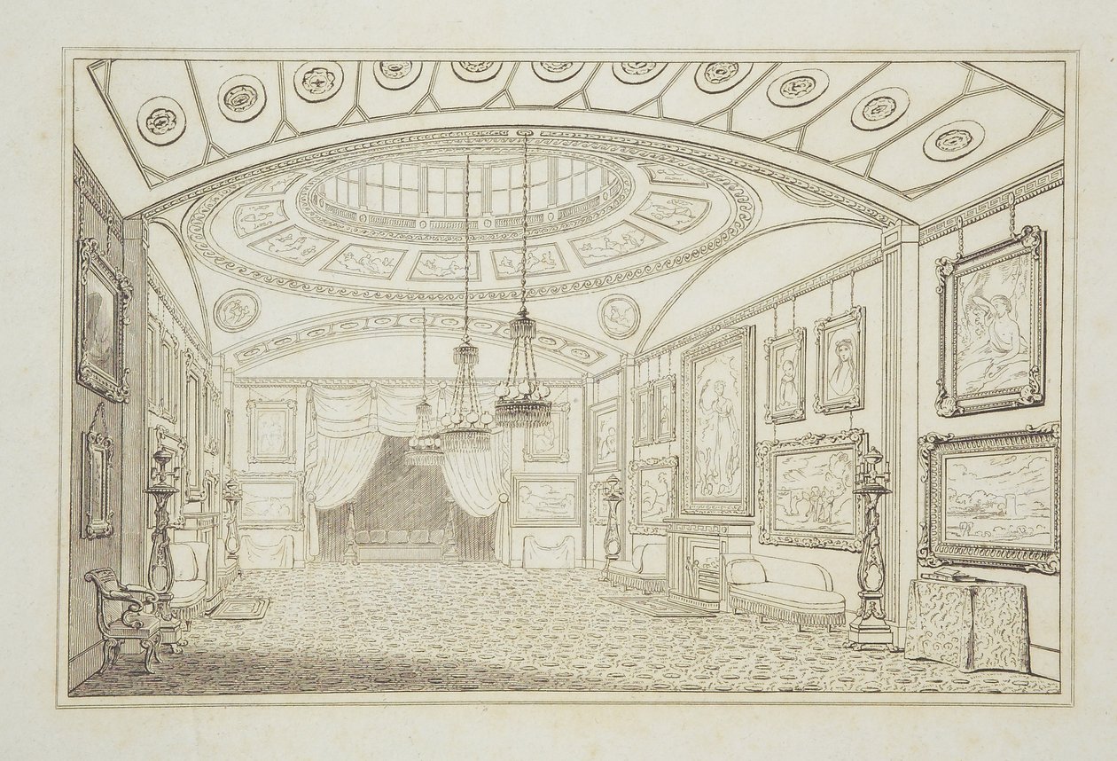Lord De Tableys Galeria Britânica na Rua Hill, 1818 de English School