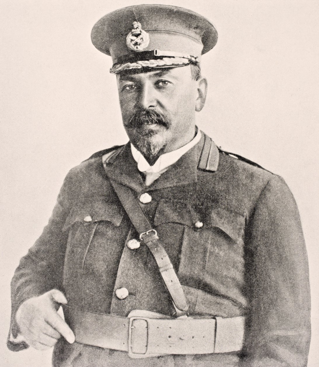 Louis Botha, de &39;The War Illustrated Album deLuxe&39;, publicado em Londres, 1916 de English School