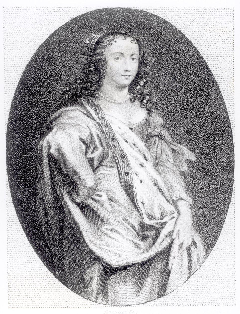 Margaret Cavendish, Duquesa de Newcastle (1624-74) de English School