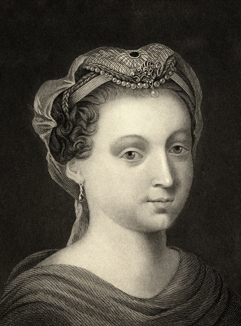 Maria Rainha dos Escoceses (1542-87) de English School