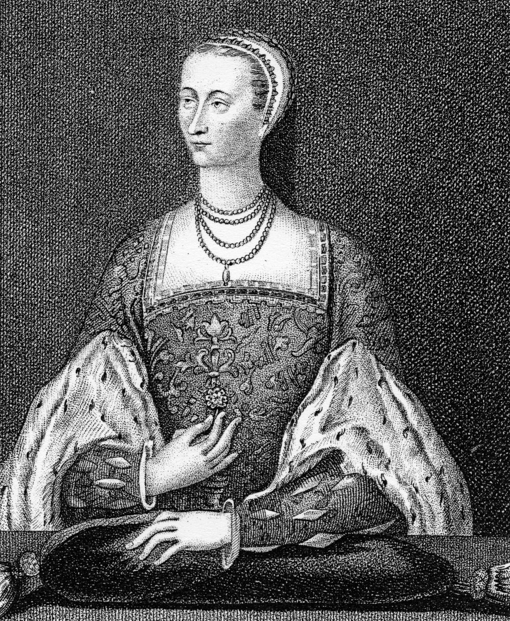 Maria de Guise, ilustração de &39;Iconographia Scotia, ou retratos de ilustres pessoas da Escócia&39; por John Pinkerton, 1794 de English School