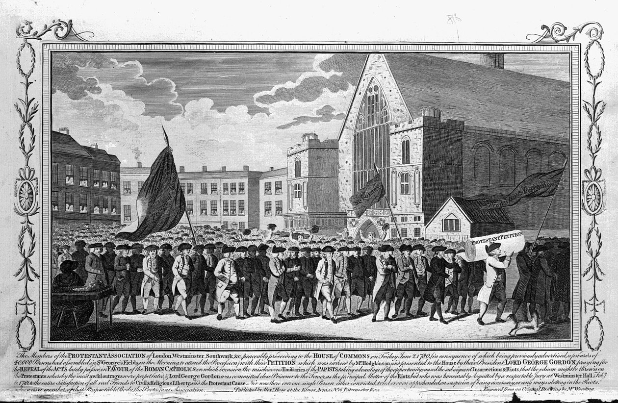 Membros da Associação Protestante Solicitando, 1718 de English School