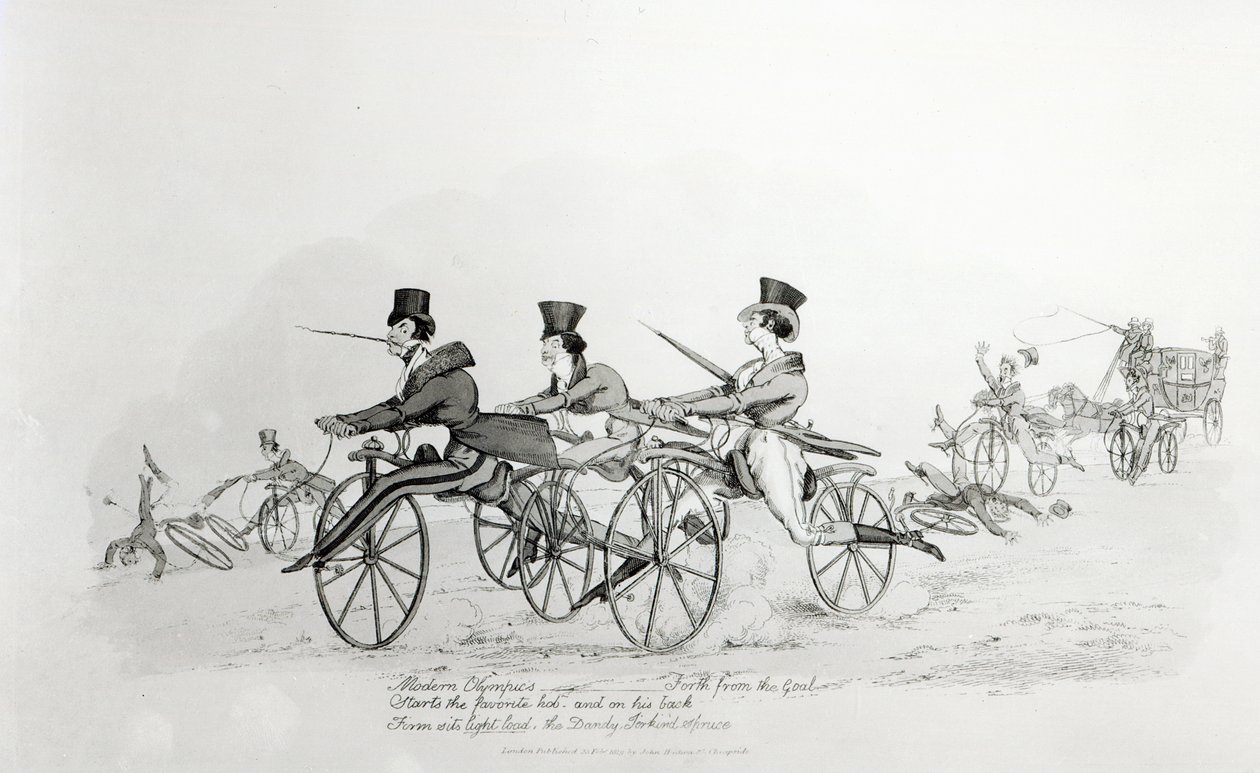 "Olimpíadas Modernas", c.1820 de English School