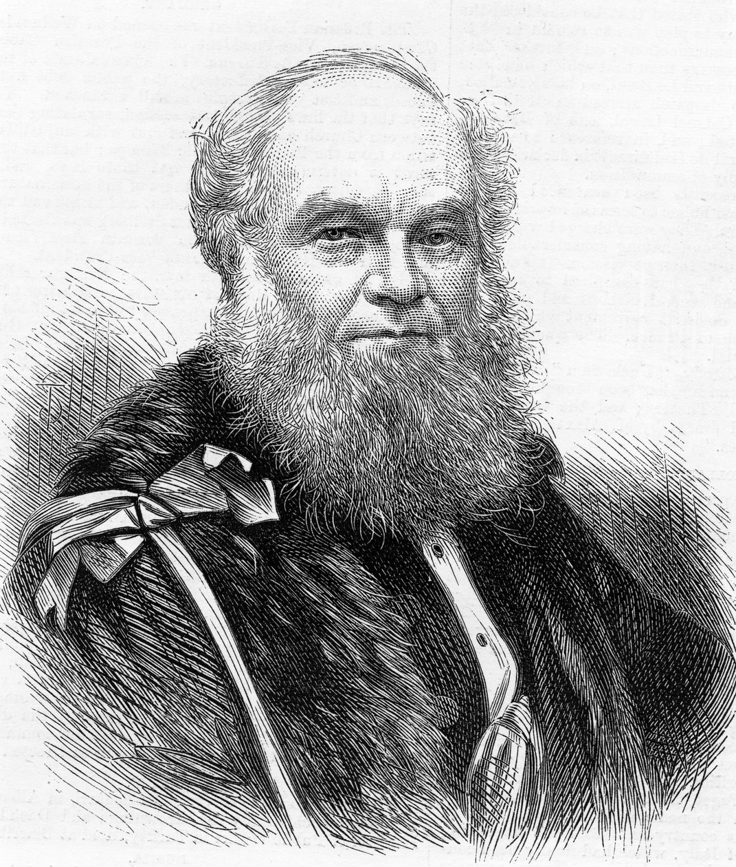 Sr. Alderman e Sheriff Whetham, ilustração de "The Illustrated London News", 1873 de English School